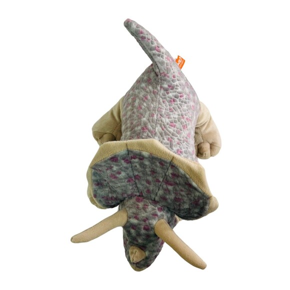 Wild Republic Triceratops Dinosaur Plush 15” Stuffed Animal Toy Beanbag K&M - Picture 6 of 11